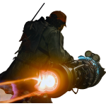 CHARACTER WITH THRUSTODYNE M21 001 BY CRAFTDANIMATION