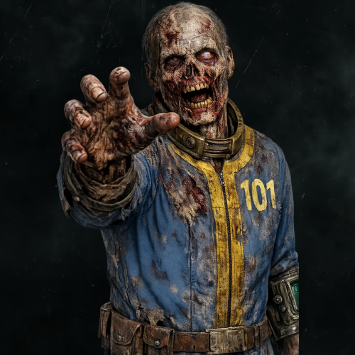 FALLOUT ZOMBIE 002 CREATED BY CRAFTDANIMATION