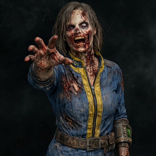 FALLOUT ZOMBIE 003 CREATED BY CRAFTDANIMATION