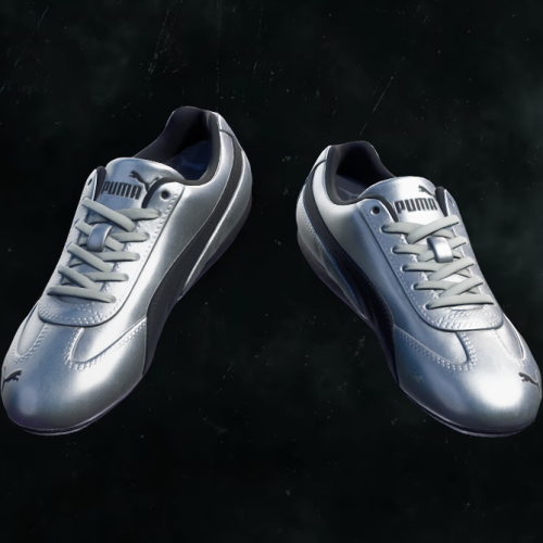 PUMA SPEEDCAT METALLIC SILVER BLACK 001 CUT BY CRAFTDANIMATION