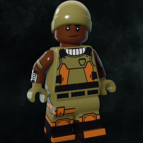 LEGO AERIAL ASSAULT TROOPER 002 BASE CUT BY CRAFTDANIMATION