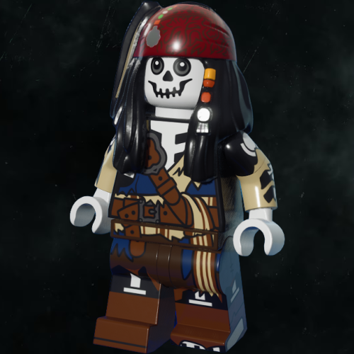 LEGO JACK SPARROW 002 CURSED CUT BY CRAFTDANIMATION