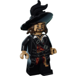LEGO CAPTAIN BARBOSSA 001 CUT BY CRAFTDANIMATION