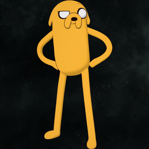 JAKE THE DOG 002 GRADIENT CUT BY CRAFTDANIMATION