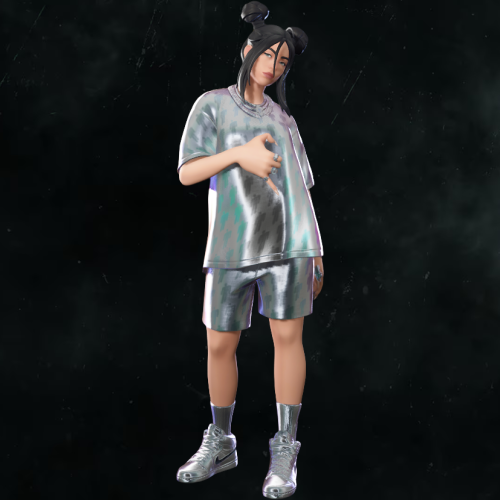 PLATINUM BILLIE EILISH 002 CUT BY CRAFTDANIMATION