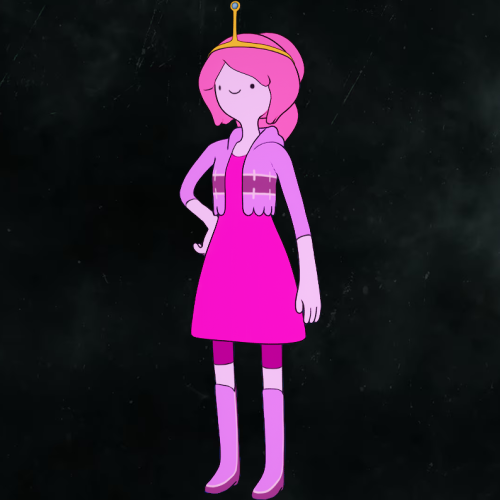 PRINCESS BUBBLEGUM 001 FLAT CUT BY CRAFTDANIMATION