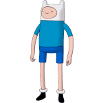 FINN THE HUMAN 002 GRADIENT CUT BY CRAFTDANIMATION