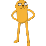 JAKE THE DOG 002 GRADIENT CUT BY CRAFTDANIMATION