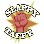 SLAPPY TAFFY LOGO CREATED BY CRAFTDANIMATION
