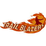 TRAIL BLAZERS LOGO CREATED BY CRAFTDANIMATION