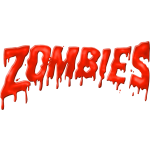 ZOMBIES LOGO   RED EDITION CUT BY CRAFTDANIMATION