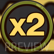 Icon - Double Points emote preview