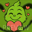 The Grinch Love emote preview