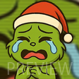 The Grinch Crying emote preview